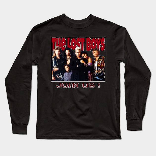 Join us - Lost boys Long Sleeve T-Shirt by Cult Classic Clothing 